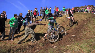 Watch A Single Hill Completely Wreck A Steady Stream Of Bikers